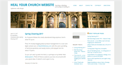 Desktop Screenshot of healyourchurchwebsite.com